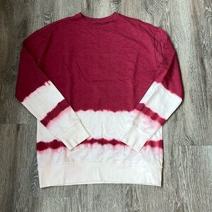 MEN ORIGINAL USE French Terry Tie-dye Oversized Pullover Sweatshirt Size… *